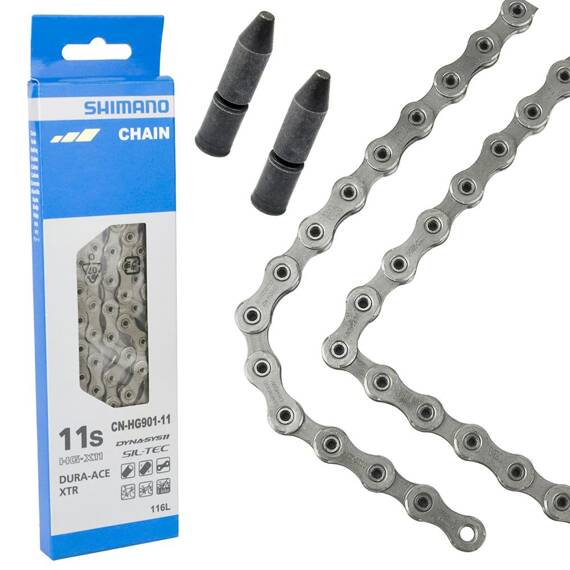 Łańcuch Shimano CN HG901 116 ogniw 11 rzędowy pin sklep rowerowy