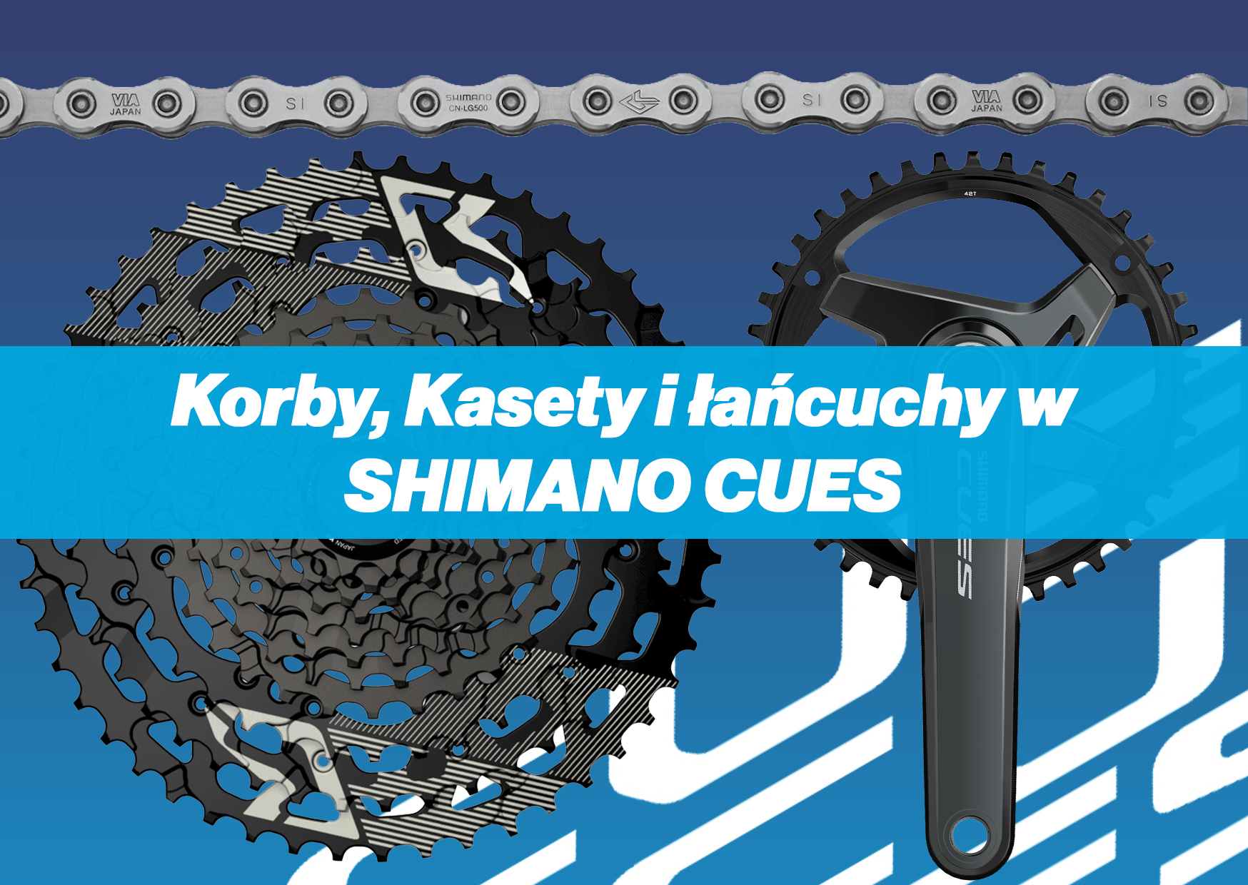 Shimano CUES – co z czym działa? Kompatybilność napędu, kaset, korb i łańcuchów