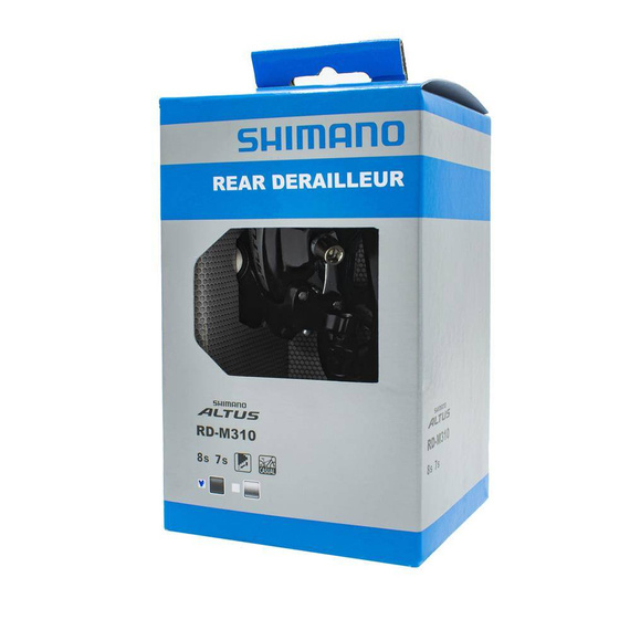 Przerzutka tylna Shimano Altus RD-M310-Smart, 6/7/8-rzędowa, 34T, czarna
