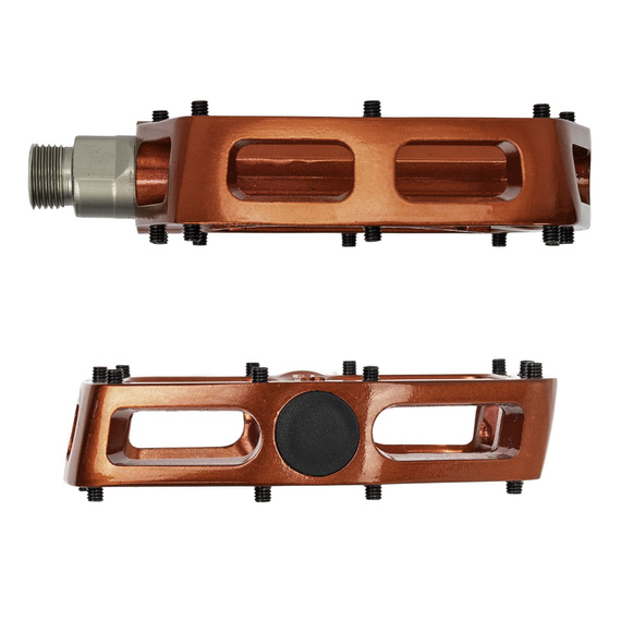 Pedały platformowe Dartmoor Vibe Red Devil, czerwone, z pinami