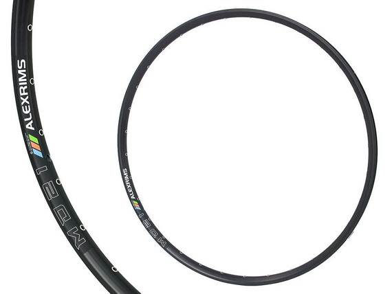 Obręcz Alexrims MD21 27,5", 36H, Tubeless Ready, kapslowana, czarna