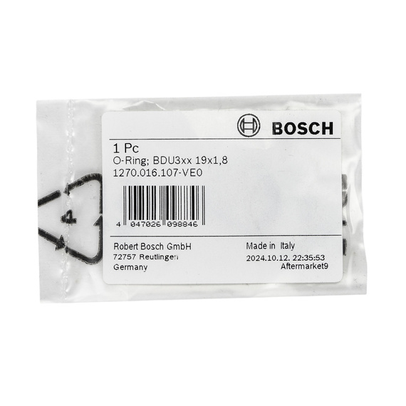 Oring do montażu tarczy w napędzie elektrycznym BOSCH BDU3xx, BDU33yy, Gen. 3  