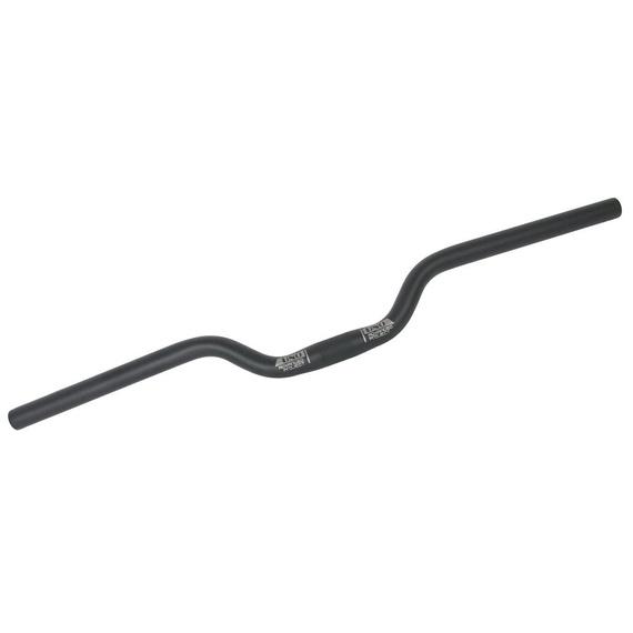 Kierownica UNO AL-029T 660 mm, 25,4 mm, wznios 50 mm, 9 stopni, czarny mat