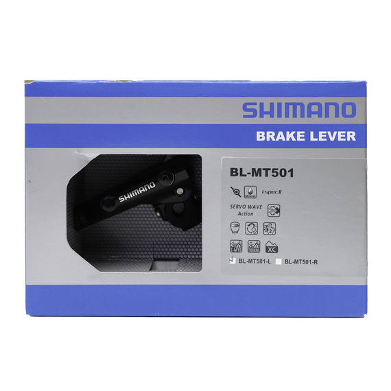 Dźwignia hamulca hydraulicznego Shimano BL-MT501, lewa, czarna 