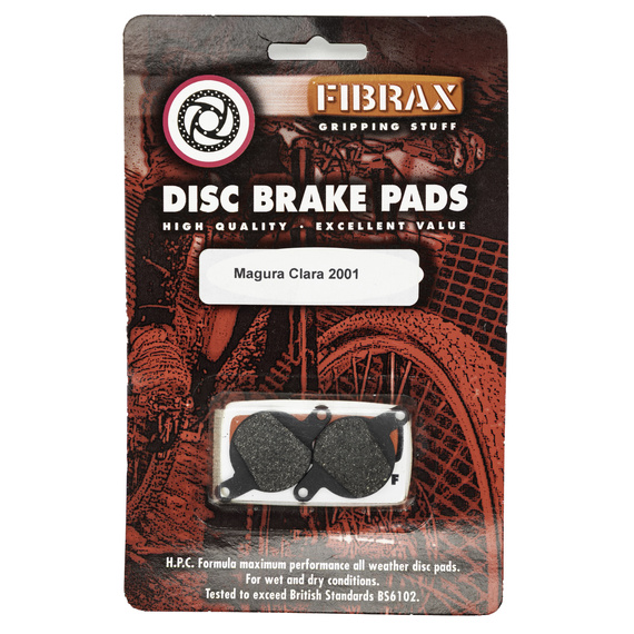 Klocki hamulcowe pół-metaliczne Fibrax ASH967 do hamulców Magura Clara 2001-2006, Louise 2002-2006