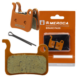Klocki hamulcowe Meroca, półmetaliczne do Shimano DEORE, DEORE XT, SLX, XTR (Zamiennik M06)
