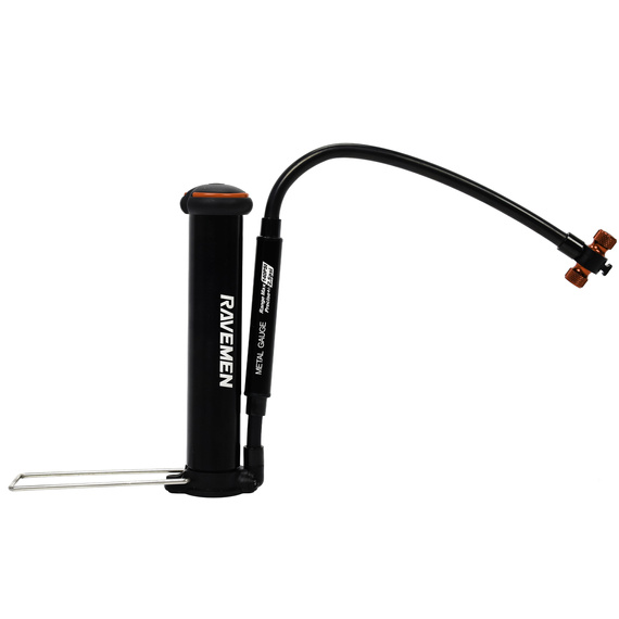 Pompka ręczna podłogowa Ravemen MP02, Presta, Schrader (auto), 220 PSI, uchwyt