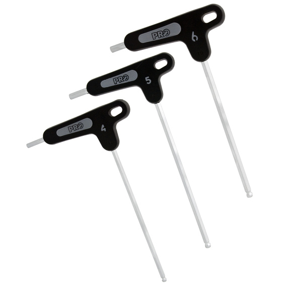 Zestaw kluczy imbusowych typu T PRO, 4 mm, 5 mm, 6 mm