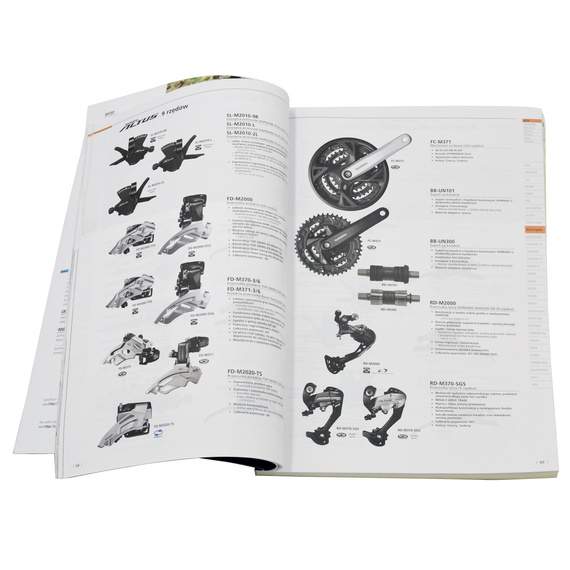 Katalog Techniczny Shimano - Komponenty rowerowe - 2023r.