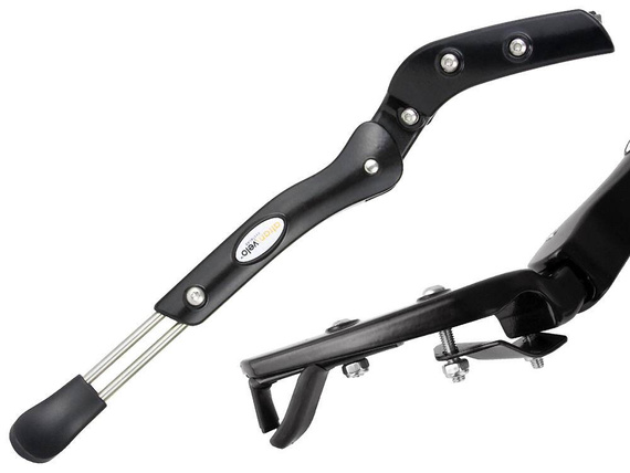 Podpórka rowerowa tylna Atranvelo Stylo Uni Rear 24"- 28" regulowana, aluminiowa, czarna