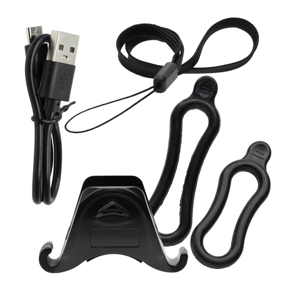 Lampka przednia AUTHOR QUANTUM 750lm L-run USB czarna