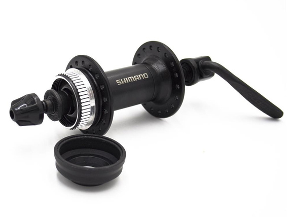 Koło tylne 28", 36 szprych, Shimano QC300, Alexrims DH19, szprychy SLE, Centerlock, czarne