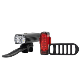 Outlet Zestaw lampek Lezyne Macro Drive 1400+, Strip Drive Pro 400+, USB-C