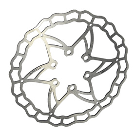 Tarcza hamulcowa Quaxar Iris FXR006, 140 mm, 6 śrub, srebrna