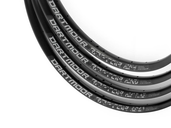 Obręcz Dartmoor Raptor 29", 32 otwory, tubeless ready, czarna anodowana