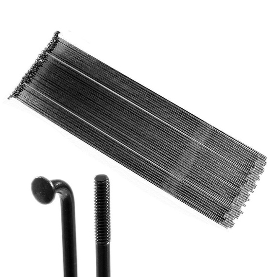 Zestaw 36 szt. - Szprychy stalowe ocynkowane czarne