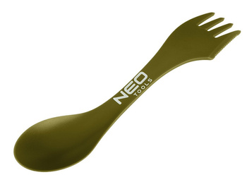 Niezbędnik turystyczny 3w1 NEO Tools 63-168 – lekki spork z ABS (10 g)