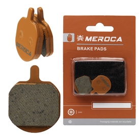 Klocki hamulcowe Meroca, półmetaliczne do hamulców Hayes GX-2, MX-2, MX-3, MX-4, MX-5, Sole, CX Pro, QUAD QHD-(4, 5, SP), Promax DSK-810, UNIQUE mechanical; Accent Freezer, Cooler.