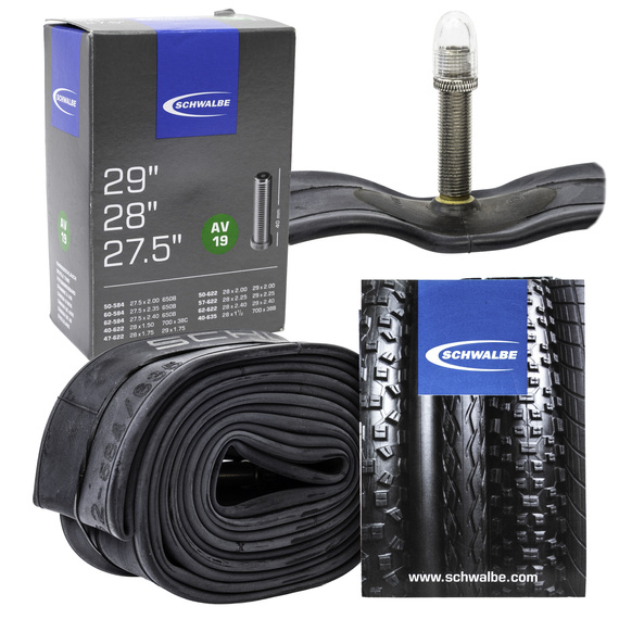 Dętka Schwalbe Nr.19 27,5" / 28" /29" x 1,50"-2,40" (40/62-584/635), zawór samochodowy (auto) 40 mm