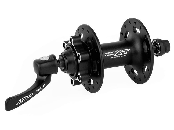 Piasta przednia Shimano Deore XT HB-M756 6 śrub 32H czarna