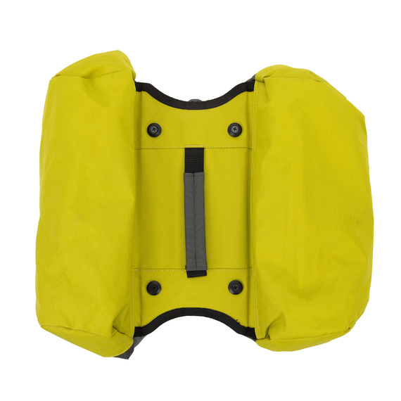 OUTLET Dwuczęściowe sakwy Racktime Vida (2x12 L), z adapterem Snapit, zółto-szare