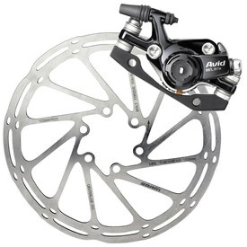 Zestaw hamulca tarczowego Avid BB7-S MTB, zacisk mechaniczny, tarcza 160 mm, adapter IS