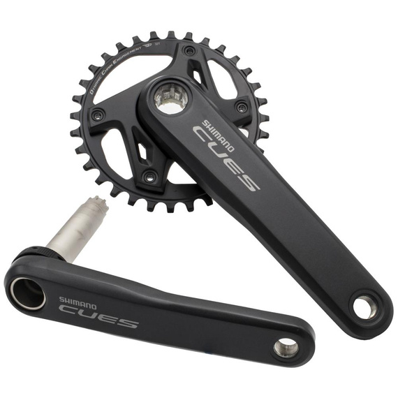 Mechanizm korbowy Shimano Cues  FC­U6000­1, 1 x 9/10/11 rzędów, 170 mm, 32T, bez łożysk 2-Piece Crankset