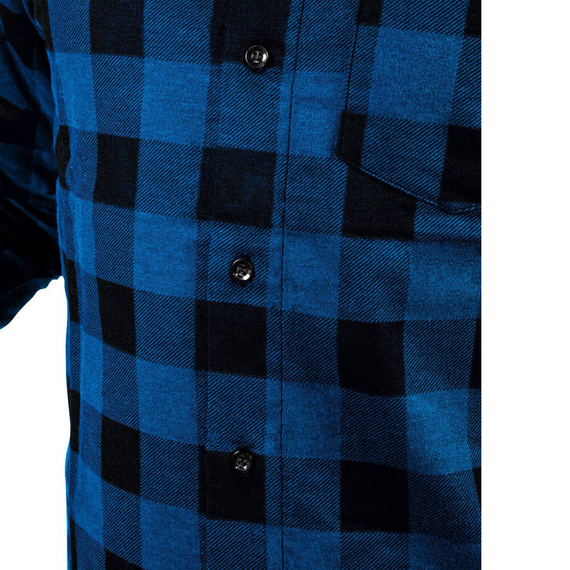 Koszula flanelowa Neo Tools, granatowa, rozmiar L