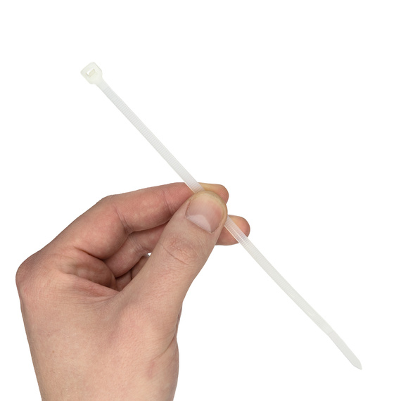 Opaski zaciskowe, zipki NEO-Tools Extreme 4,8 x 200 mm, 100 szt., białe