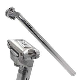 Wspornik siodła Zoom SP-C207, średnica 25,4, 400 mm, srebrny