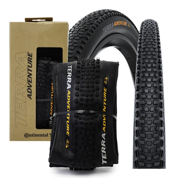Opona Continental Terra Adventure 28x1,75" (45-622), zwijana, TLR, czarna
