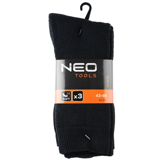 Skarpety robocze NEO TOOLS,3- pack, rozmiar 43-46