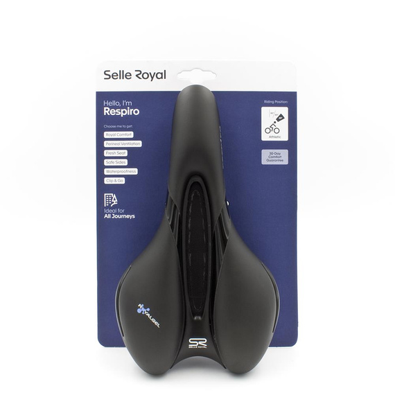 Siodełko Selle Royal Respiro Soft Athletic 45st.. żelowe, wentylacja 