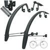Błotniki SKS SpeedRocker 28" gravel, przełaj, czarne, matowe zestaw