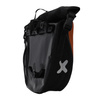 Sakwy EXTRAWHEEL WAYFARER czarno-czerwone 50L (2x25L) PREMIUM CORDURA