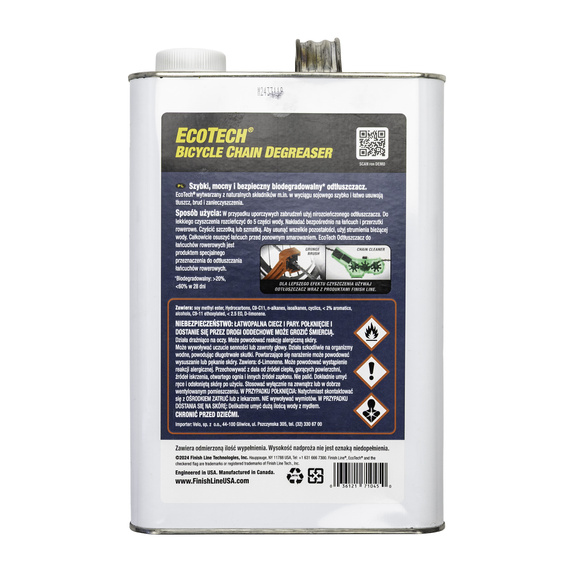 Odtłuszczacz Finish Line Ecotech, kanister 3,77 l