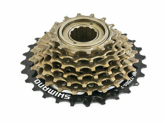 Wolnobieg nakręcany Shimano Tourney MF-TZ500 7 rzędów, 14-28