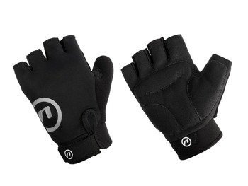 Rękawiczki rowerowe Accent Blacky czarne L