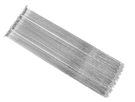 Zestaw 36 szt. - Szprychy stalowe ocynkowane srebrne