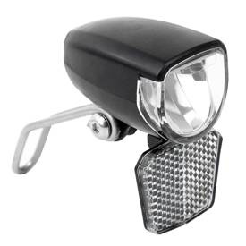 Lampka przednia APG JY-7093-1 1 dioda LED, dynamo, podtrzymanie