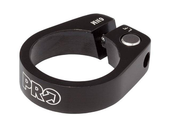 Obejma podsiodłowa PRO z zaciskiem 31,8 mm czarna