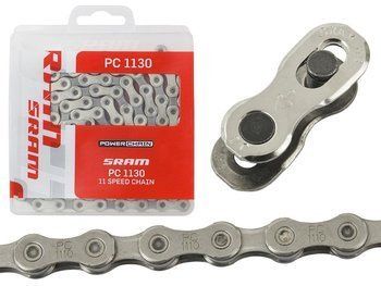 Łańcuch SRAM PC 1110 11-rzędowy, Solid Pin, 114 ogniw, spinka PowerLock