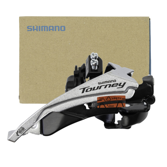 Przerzutka przednia Shimano Tourney FD-TY601-L6 3x6/7/8, Top Swing, na obejmę, 34,9 mm