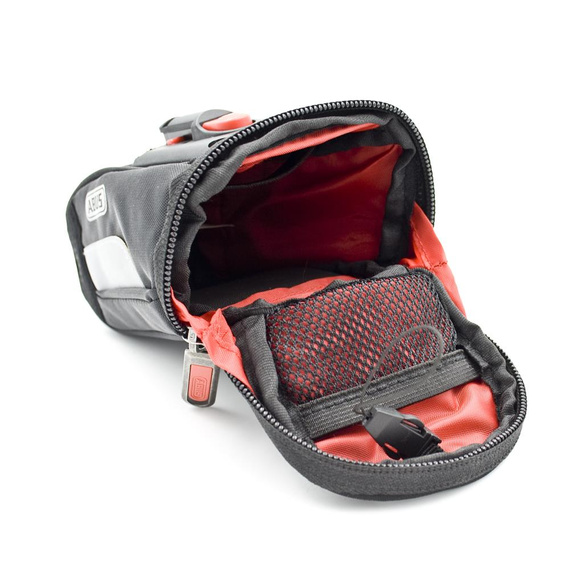 Torba Abus ORYDE ST 2085 KlickFix, 0,6L, podsiodłowa, czarna + uchwyt