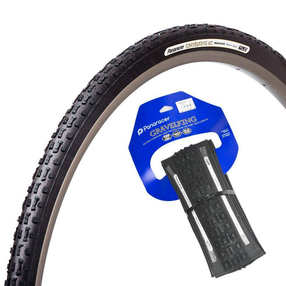 Opona Panaracer GravelKing AC 700x35C czarna, gravelowa, zwijana