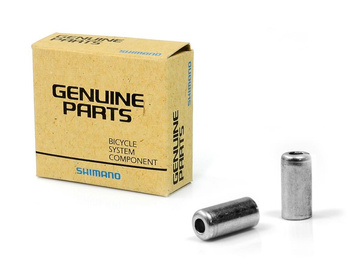 Końcówki pancerza hamulca Shimano 6 mm stalowe 100 szt.