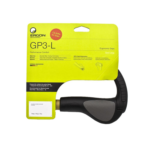 Chwyty Ergon Grip GP3 L, rogi, 140 mm, para
