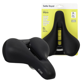 Siodełko Selle Royal Premium Ellipse Relaxed 90° żelowe, elastomery