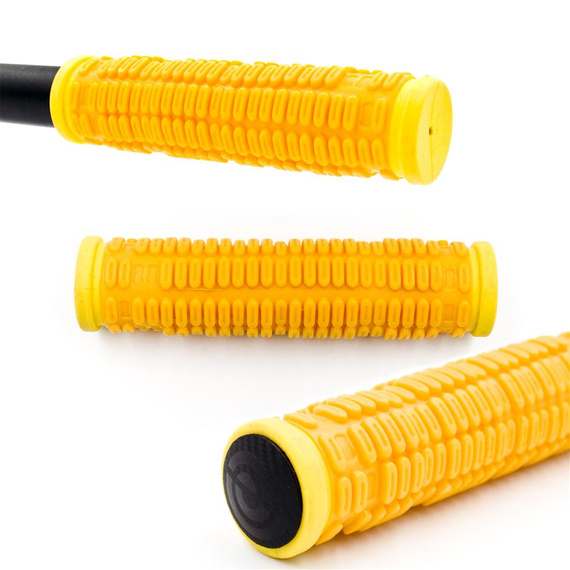 Chwyty Bike Ribbon MTB Corn, 126x30 mm, żółte