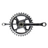 Mechanizm korbowy Klassik,  mocowanie kwadrat,  114 mm, 32 zęby, chromowany, junior